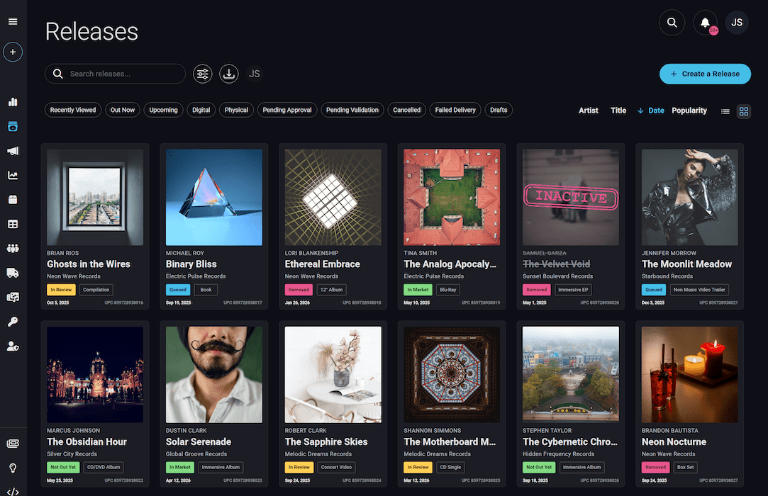 Catalogue & Rights