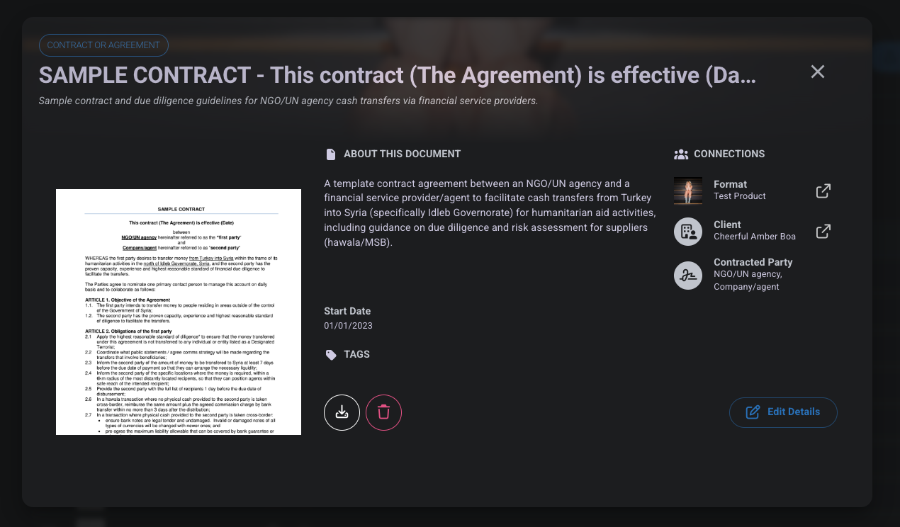 Documents & Asset Vault